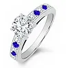 Gemstone Diamond Ring Gemstone Diamond Ring