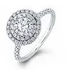 Halo Diamond Ring Halo Diamond Ring