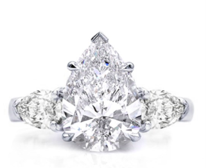 whitegoldpearshapediamondring