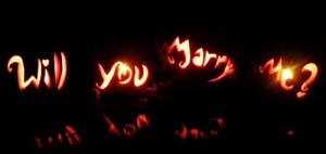 Will You Marry Me In Halloween Pumpkins Proposal Idea