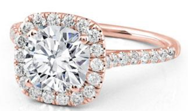 Elevated Open Prong CZ Solitaire 22k Gold Ring – Andaaz Jewelers