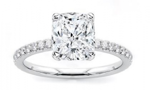 Dainty Diamond Engagement Ring Setting