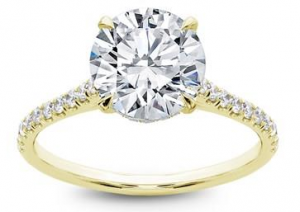 updated solitaire engagement ring
