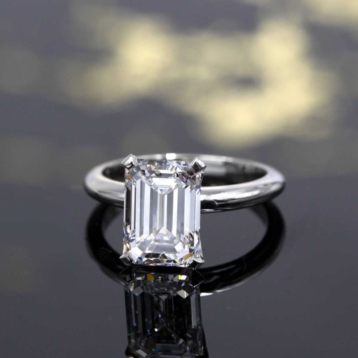 modern engagement ring